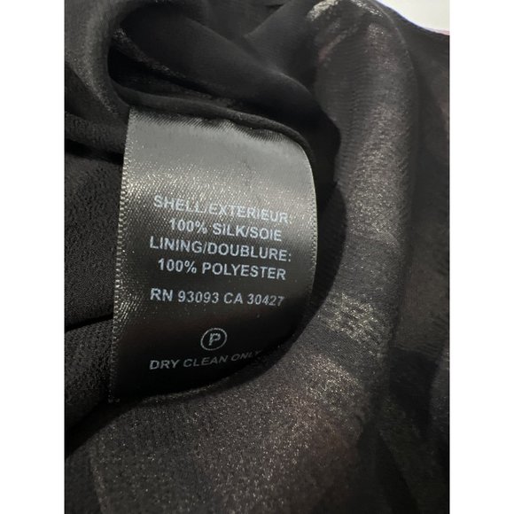 Nic and Zoe Silk Striped Geometric Tank Top Womens S Sleeveless Side Slit Flowy - Picture 4 of 7